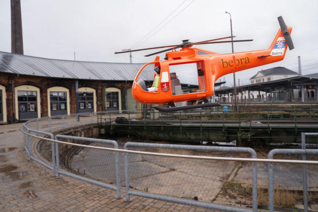 Auch ein Bebra-Hubschrauber soll angeschafft werden - damit sich der neue Landeplatz auch richtig lohnt.