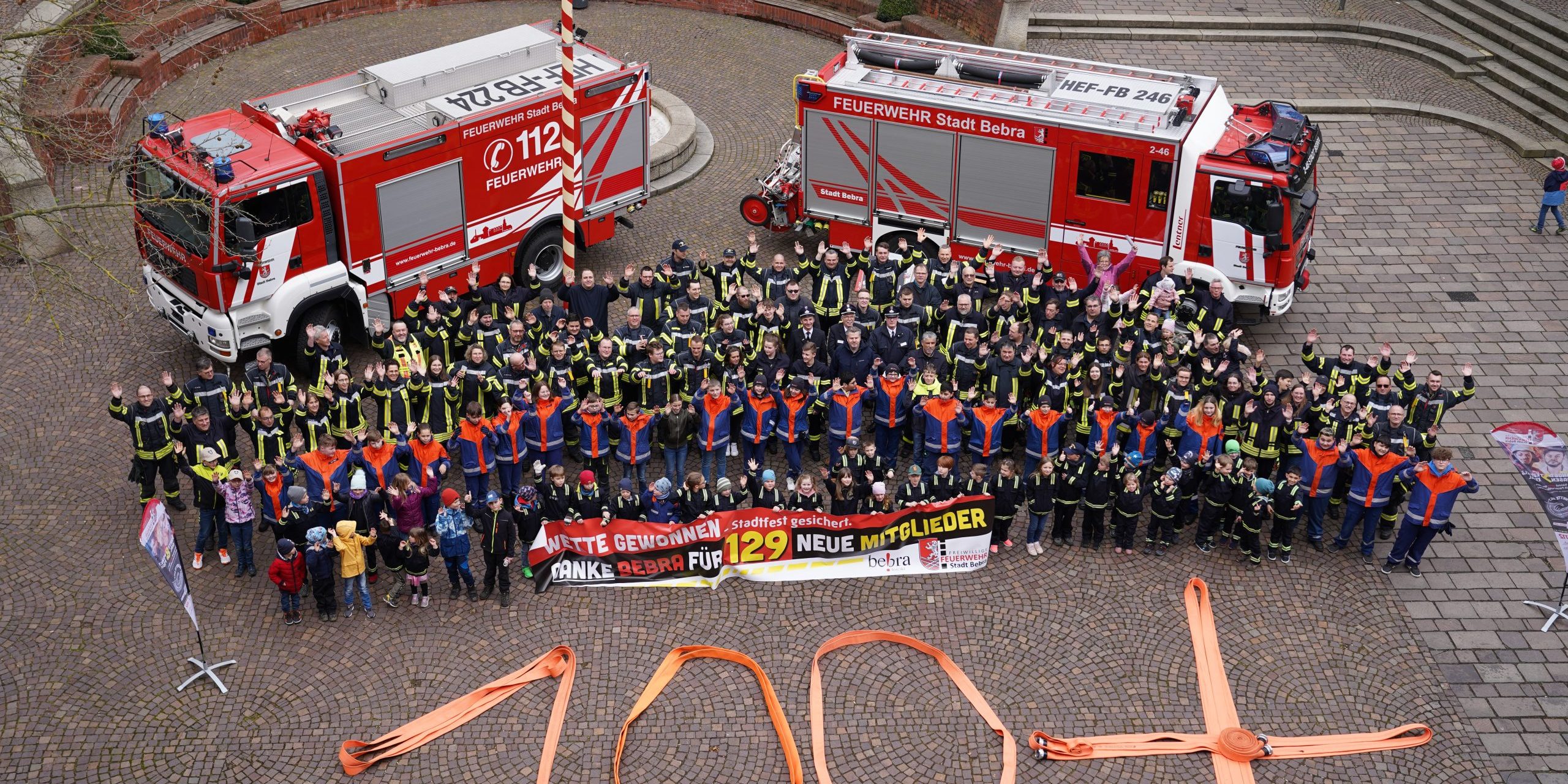 Gewonnen! Die Feuerwehrwette war erfolgreich!