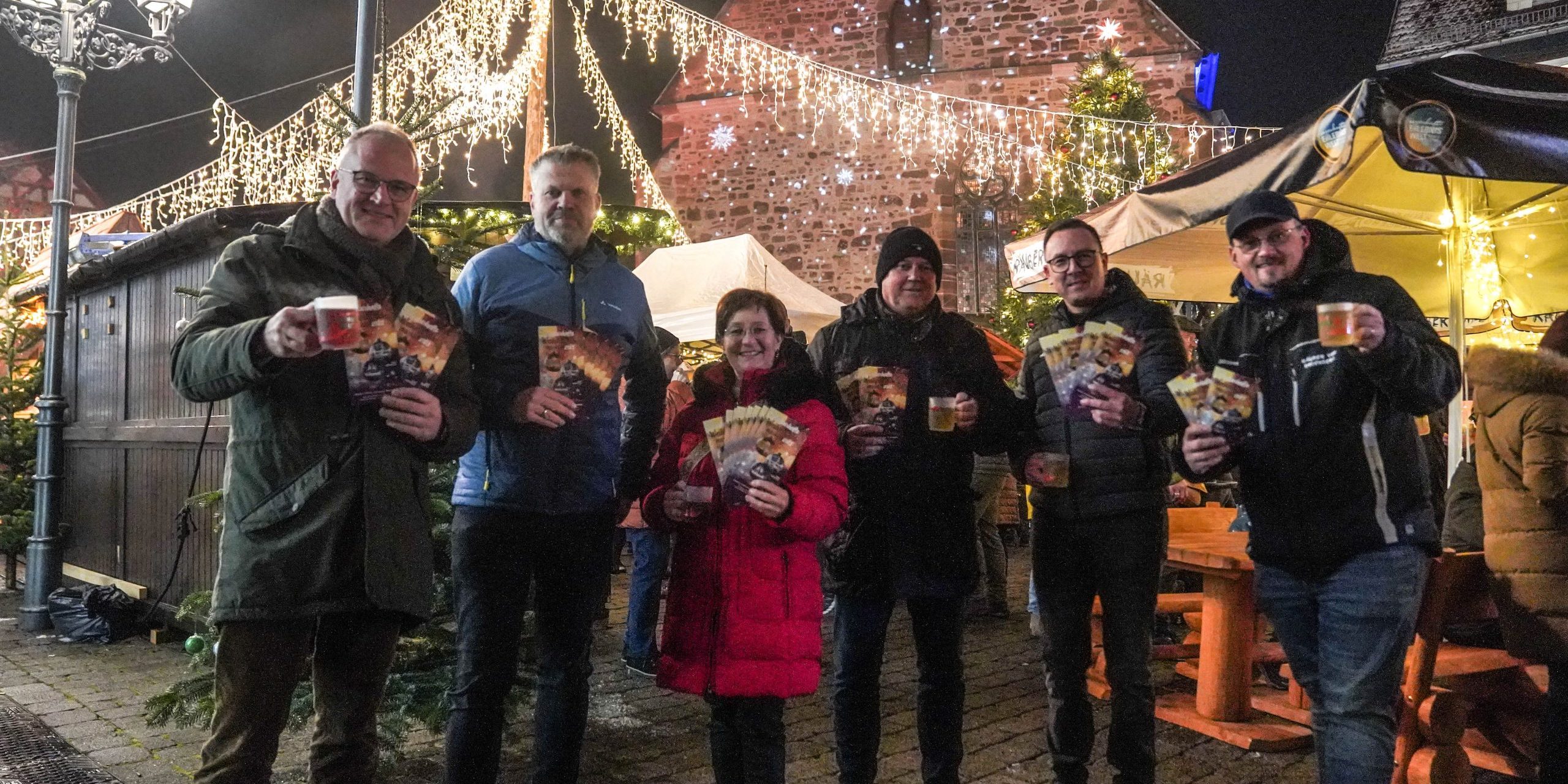 Die Bürgermeister und Stadtmarketing-Chefs von Bad Hersfeld, Bebra und Rotenburg.