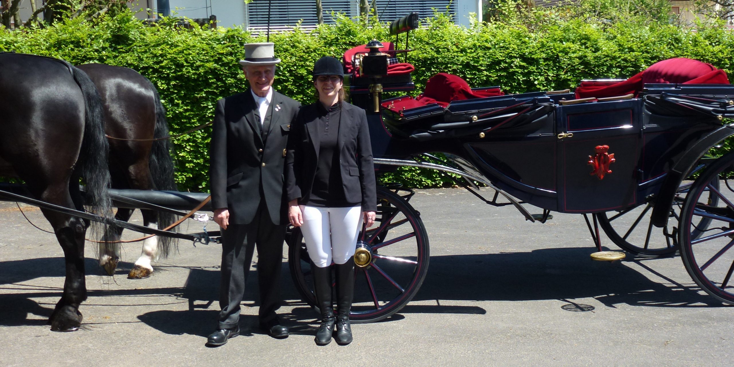 Kutsche Landgraf Carl mit Bernd Knierim und Steffi Kehm @Peter Kehm